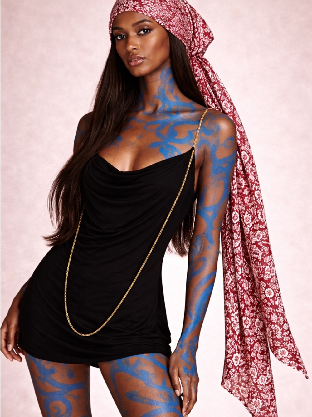 Flor boho long scarf